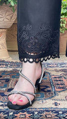 Black Khadi Silk (Izaar)