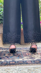 Black Khadi Silk (Izaar)