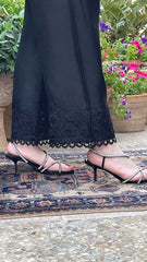 Black Khadi Silk (Izaar)